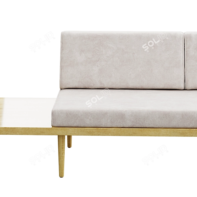 Casara Modern Daybed Sectional 3D model image 7