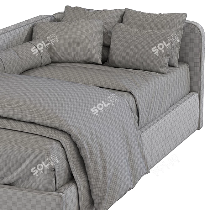 Modern Style Sofa Bed - Versatile and Stylish 3D model image 5
