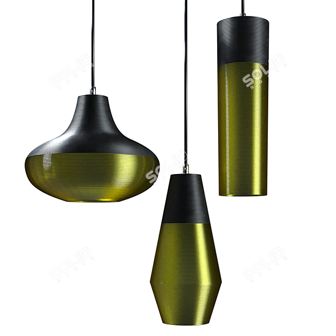 Elevate your space with RENORD by ANZAZO Luminaire 3D model image 2