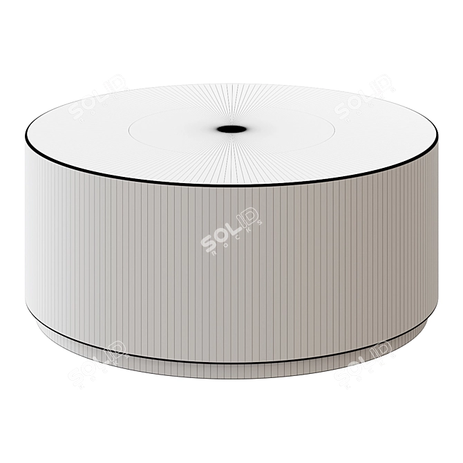 Modern Round Coffee Table 3D model image 2