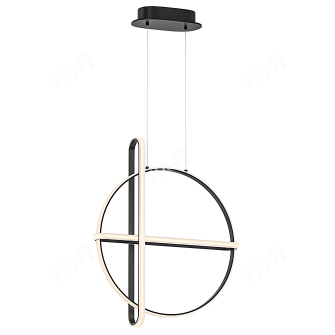 Eurofase 37035-013 Berkley LED Chandelier 3D model image 1