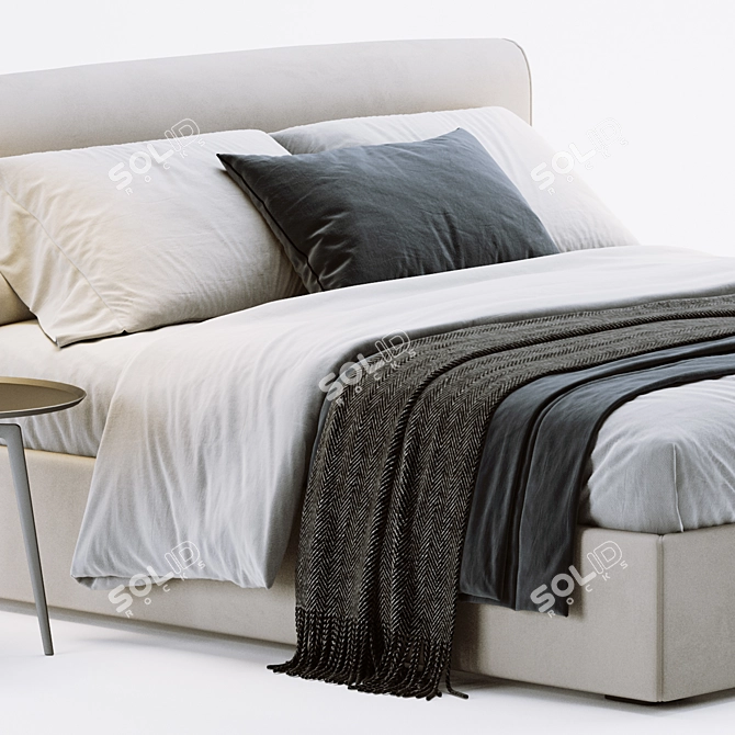 Modern BoConcept Houston Bed 3D model image 3