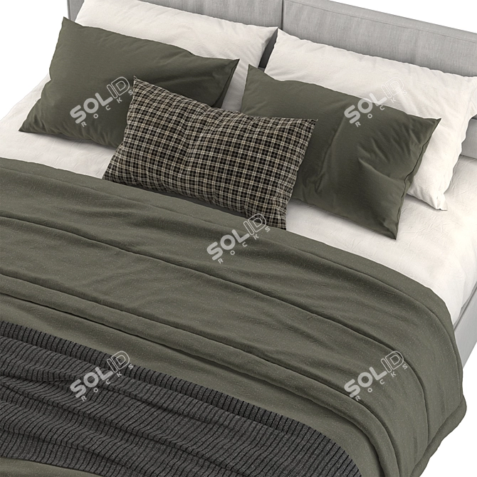 Restorative Platform Bed 3D model image 3