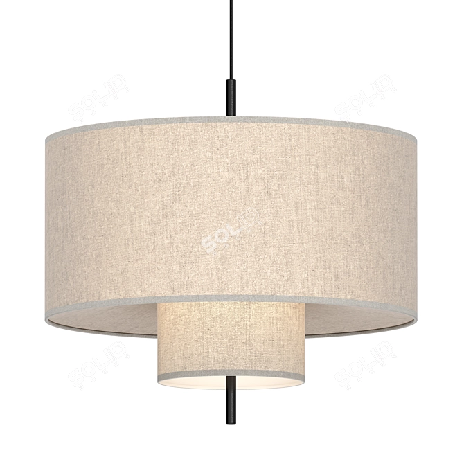 Modern Mergin Chandelier, Various Sizes 3D model image 2