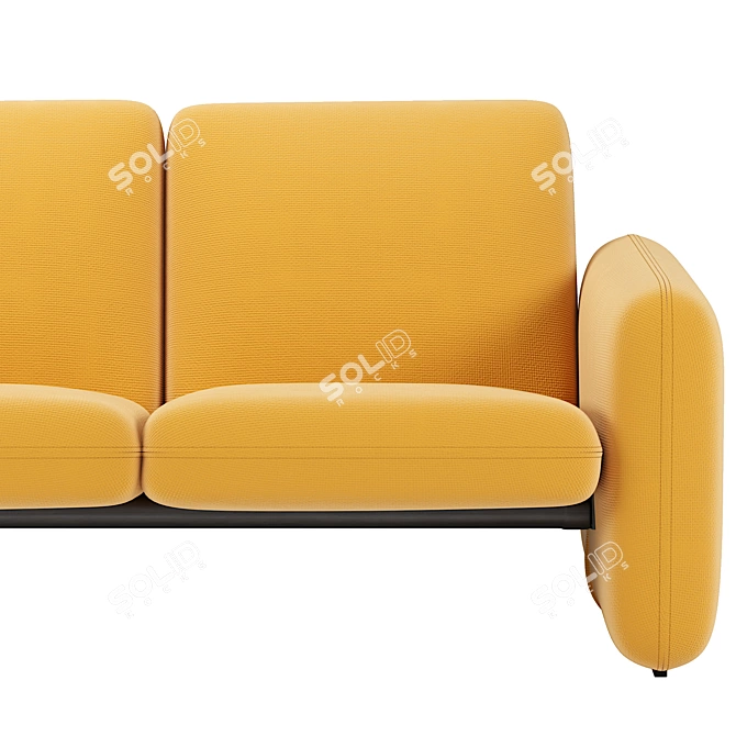 Wilkes Lounge Seating | Modern Elegance 3D model image 3