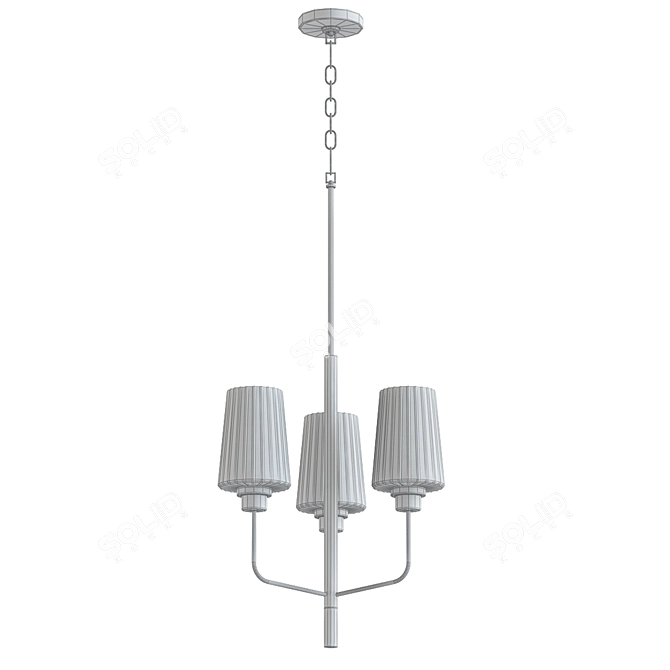  Elegant Dalia Chandelier: Timeless Illumination 3D model image 2