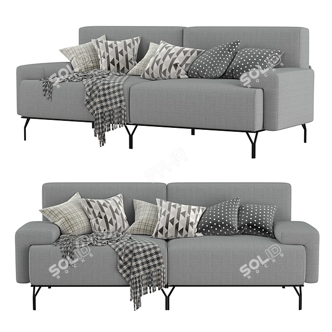 Summit: Modern Multi-Purpose Sofa 3D model image 1