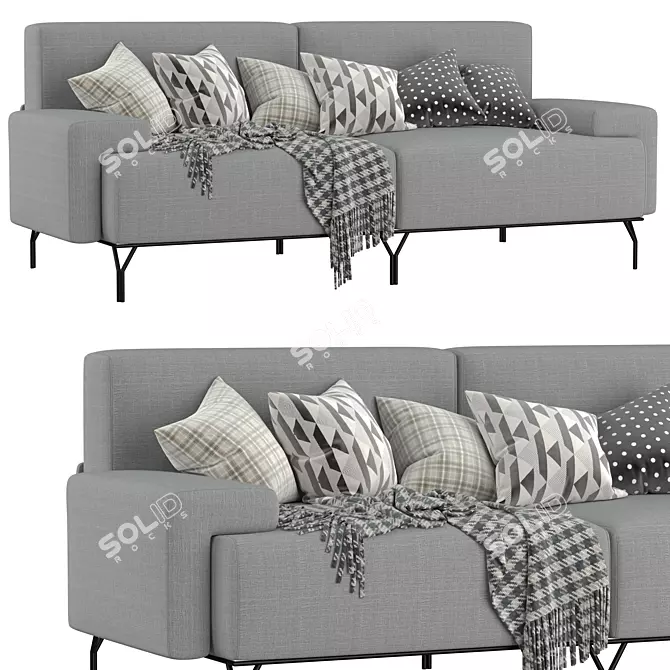 Summit: Modern Multi-Purpose Sofa 3D model image 2