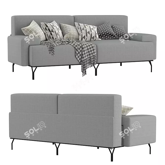 Summit: Modern Multi-Purpose Sofa 3D model image 3