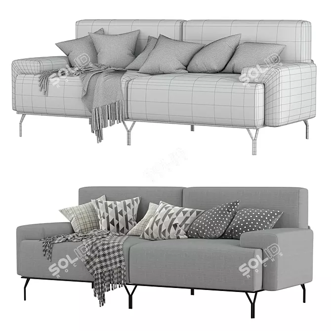 Summit: Modern Multi-Purpose Sofa 3D model image 4