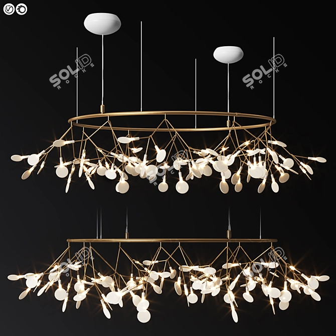 Heracleum Big O Pendant Light 3D model image 1