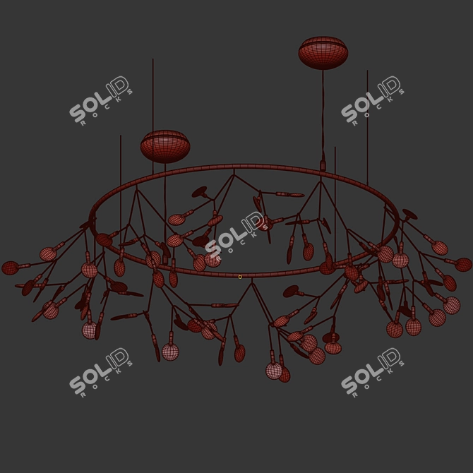 Heracleum Big O Pendant Light 3D model image 4