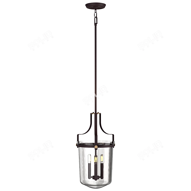 Quoizel Pendant Lamp in Station-inspired Design 3D model image 1
