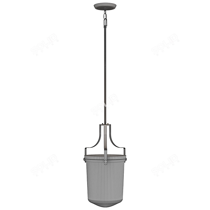 Quoizel Pendant Lamp in Station-inspired Design 3D model image 2