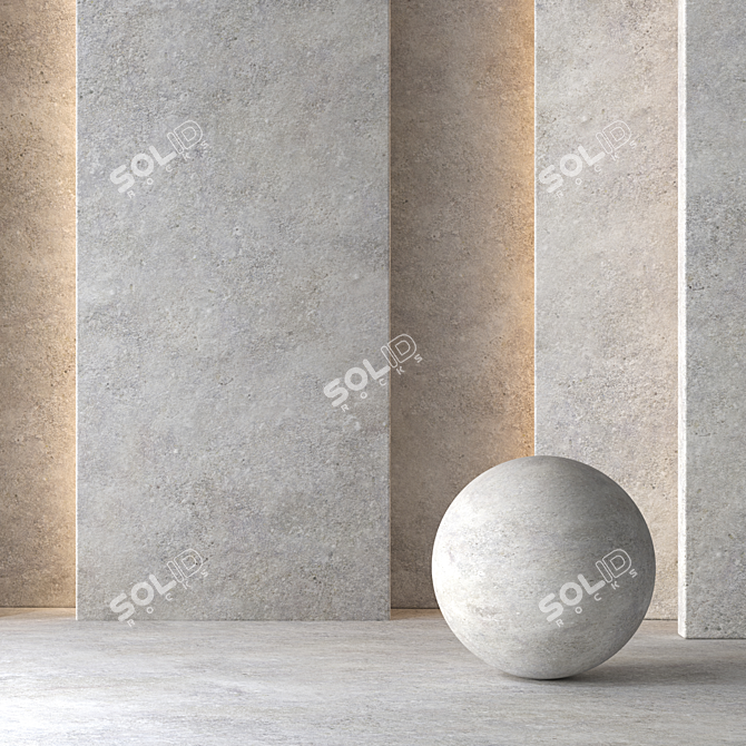 Seamless Concrete Texture DrCG 3D model image 2