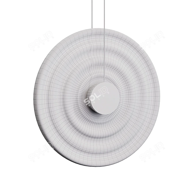 Vortex Quin Smoke Pendant Light 3D model image 3