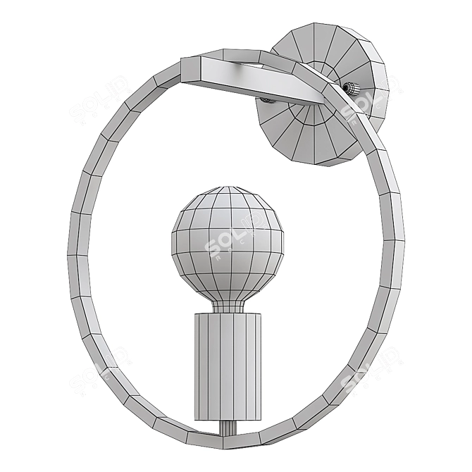 Elegant Liberty Light Bra 3D model image 2