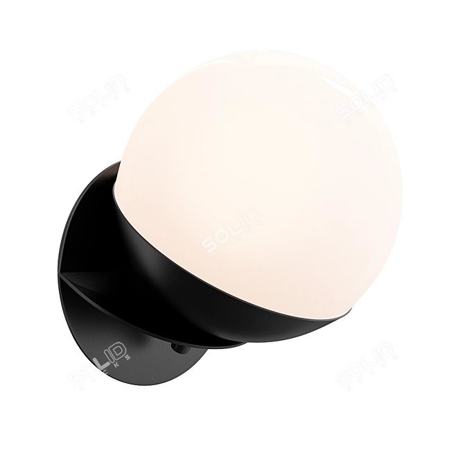 Minimal Wall Lamp: BALO 3D model image 1