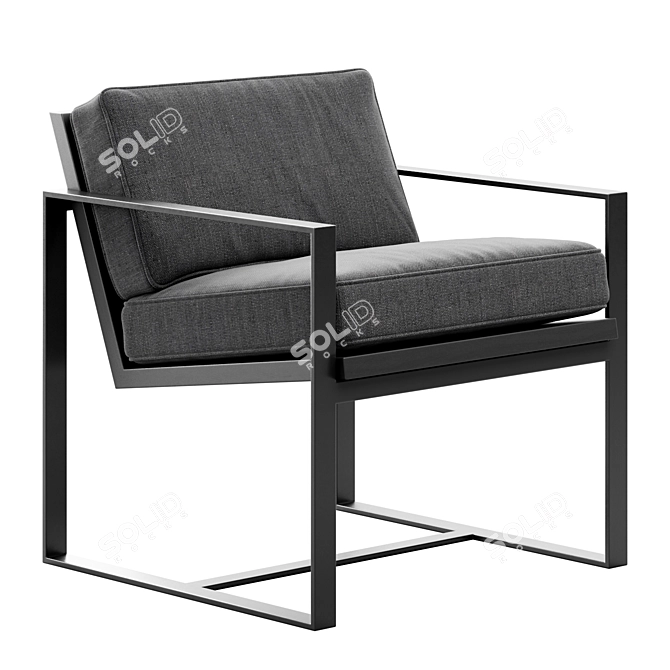 Title: Elevate your space with the Manhattan Chair 3D model image 3