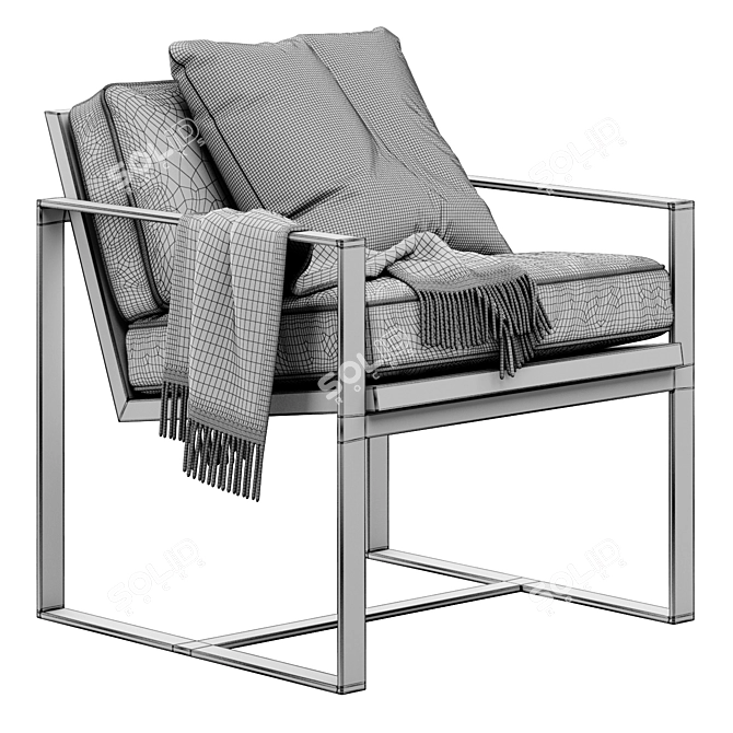 Title: Elevate your space with the Manhattan Chair 3D model image 5