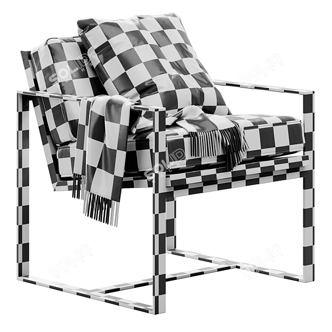 Title: Elevate your space with the Manhattan Chair 3D model image 6