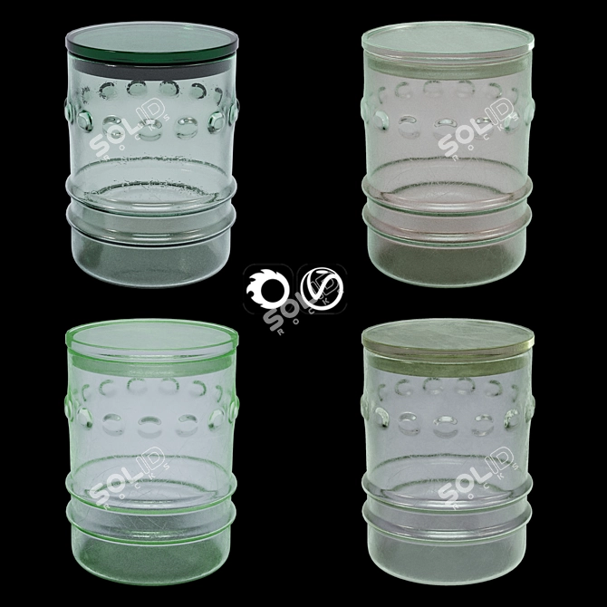  Crystal Clear Glass Materials 3D model image 1