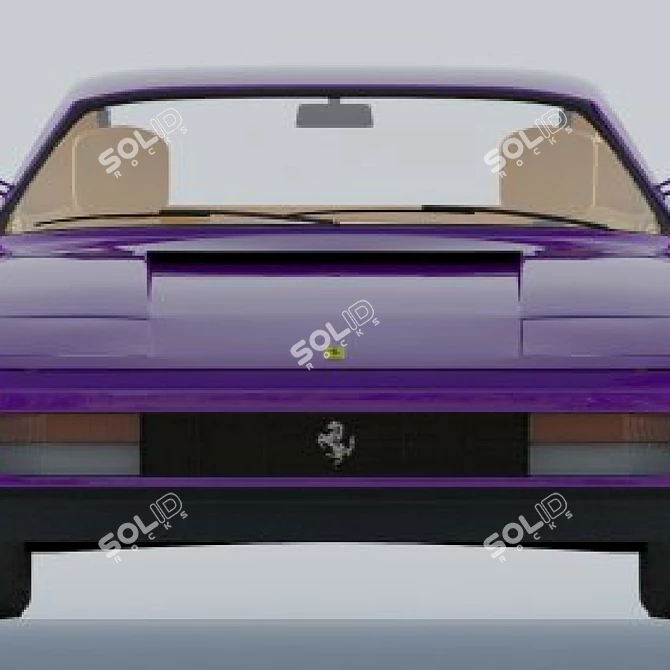 Classic Ferrari Testarossa: 1984 Icon 3D model image 2
