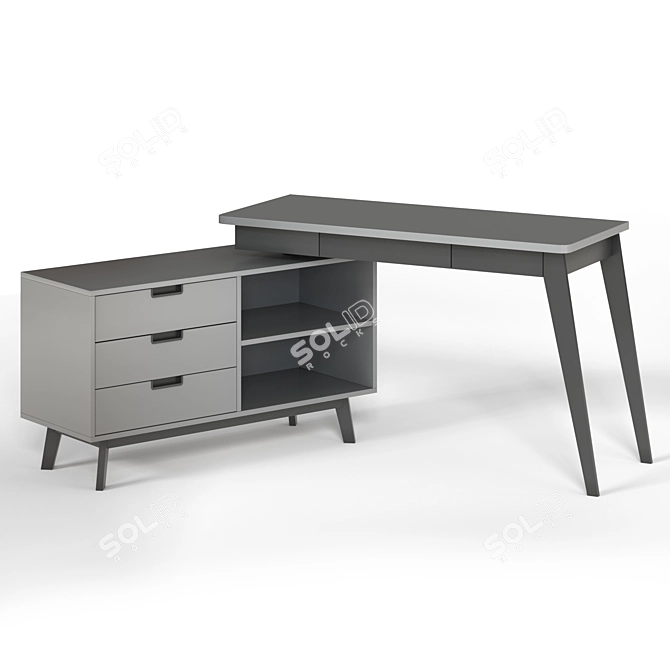 ADDDIN Swivel Work Table 3D model image 1