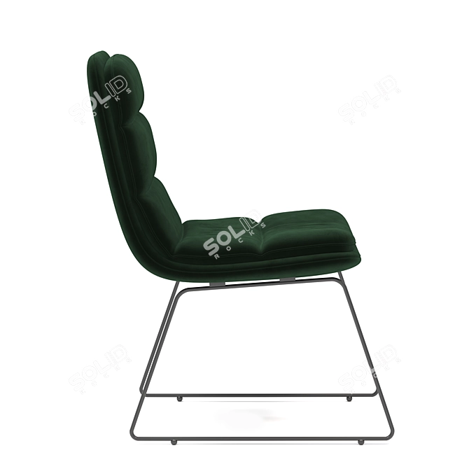 B97 Green VL - Modern Office Chair 3D model image 3