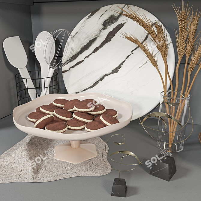 Essential Kitchen Tools 3D model image 2