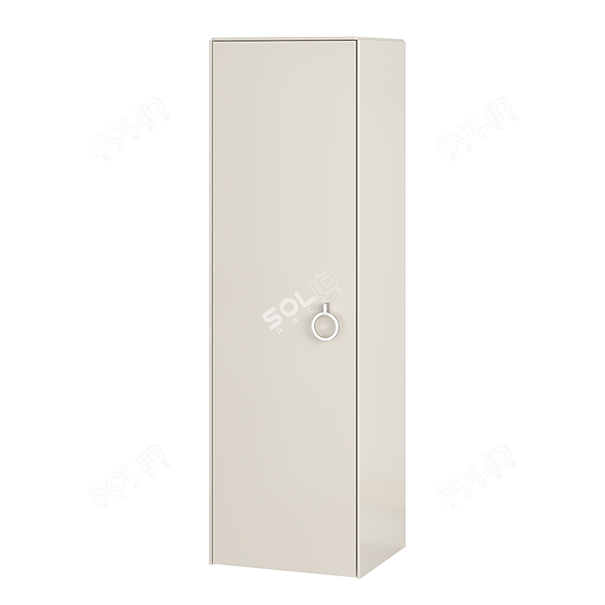 DURAVIT White Tulip Wardrobe: Stylish Storage Solution 3D model image 3