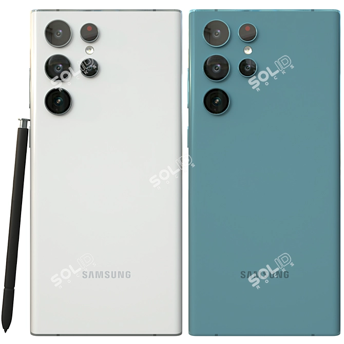 Samsung S22 Ultra: Next-Level Technology 3D model image 2