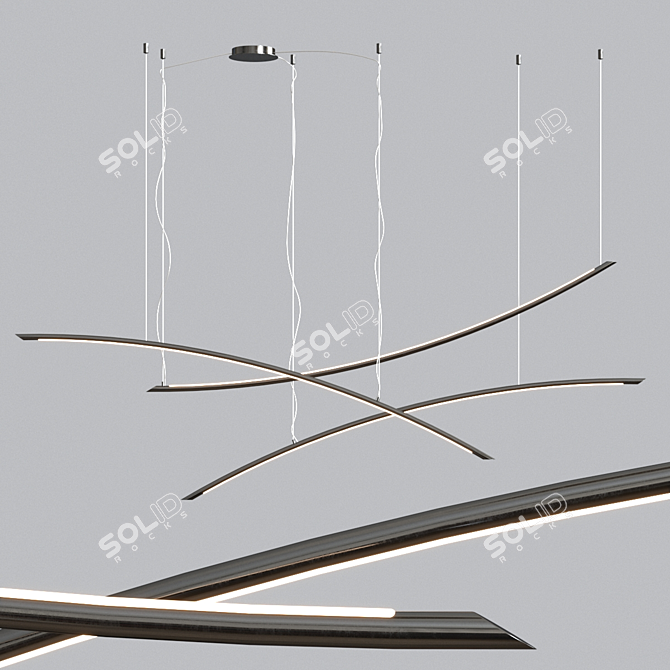 Modern Katana Sword Replica 3D model image 2