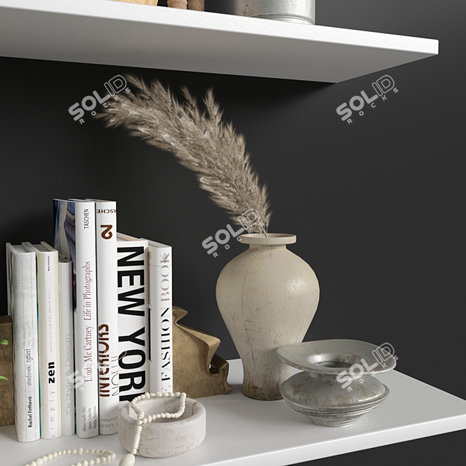 Modern Decor Set 06 3D model image 6