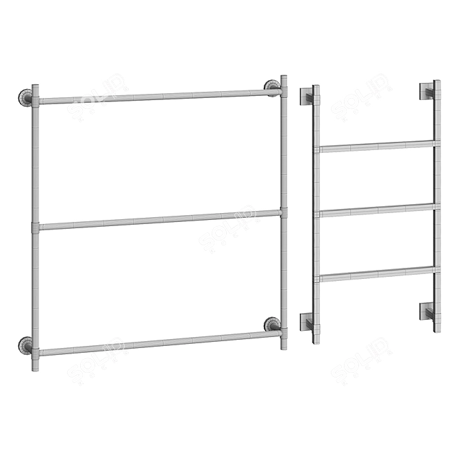 Bertocci Towel Ladders: Cinquecento and Settecento 3D model image 3