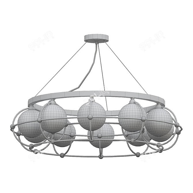 Maytoni Carcass Pendant Light 3D model image 2