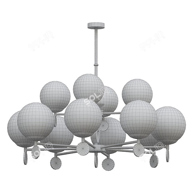 Stilfort Marsela Pendant Chandelier 3D model image 2