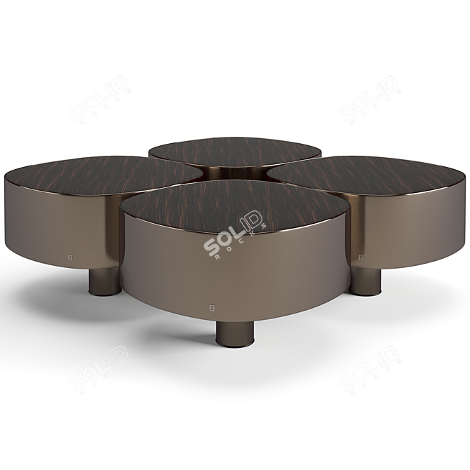 Luxury Fendi Casa Coffee Tables 3D model image 3