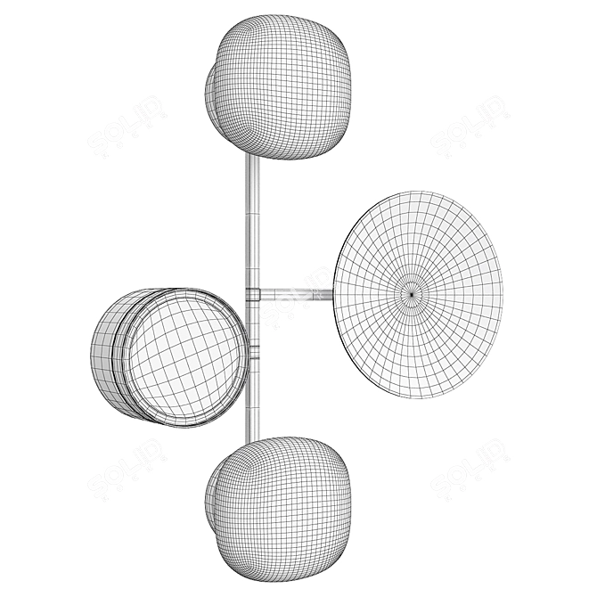 Modern Millimeter Shield: Sleek Design 3D model image 3