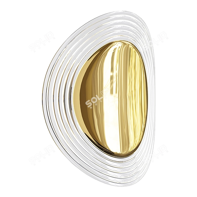Elegant Maurine Wall Lamp 3D model image 1