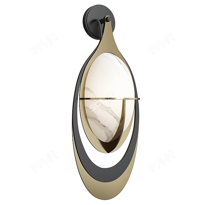 Sleek Modern VIGRID Lamp 3D model image 1