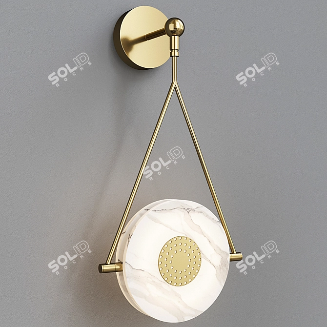 Beth Wall - Sleek and Stylish Design Lamps 3D model image 2