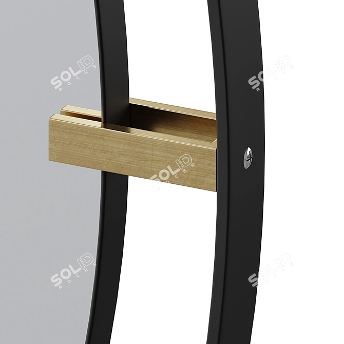 Betsy Metal Frame Mirror by Kare Design 3D model image 3