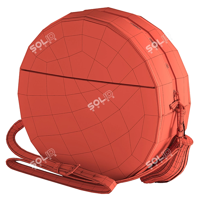 Michael Kors Black Leather Crossbody 3D model image 6