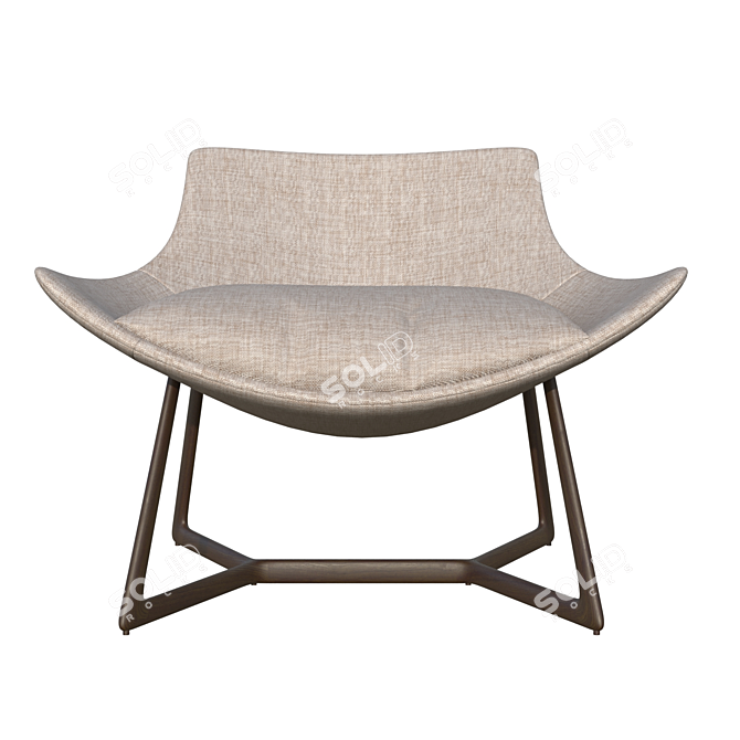 Harp TURRI Armchair 3D model image 2