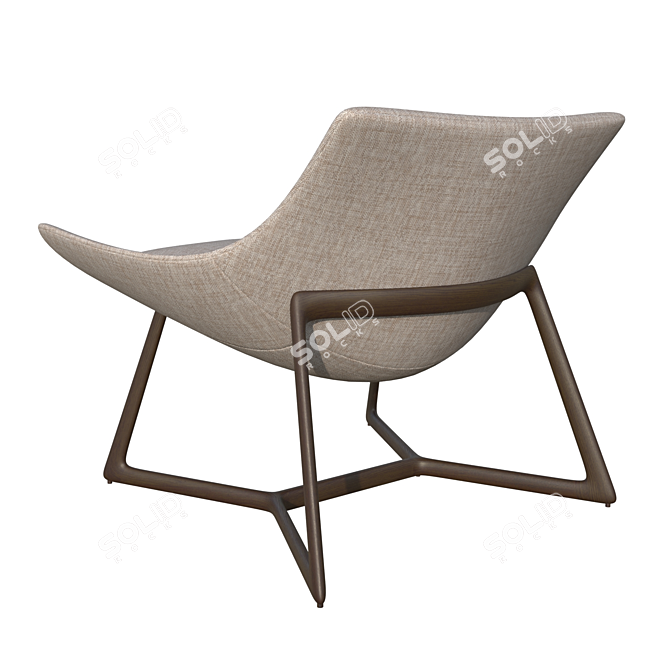 Harp TURRI Armchair 3D model image 3