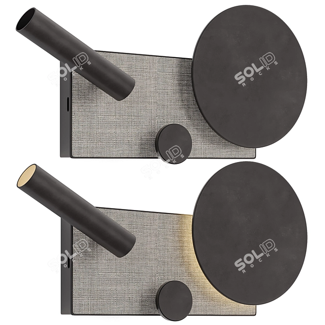 Sleek Klee LED Wall Lamp 3D model image 1