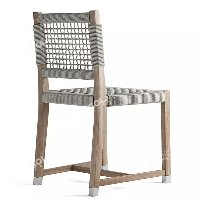 Elegant Dafne Chair by Flexform 3D model image 3