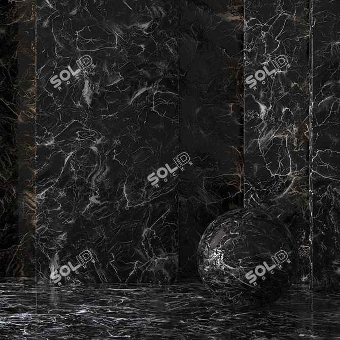 Luxury Marble Set - 3 Colors 3D model image 2