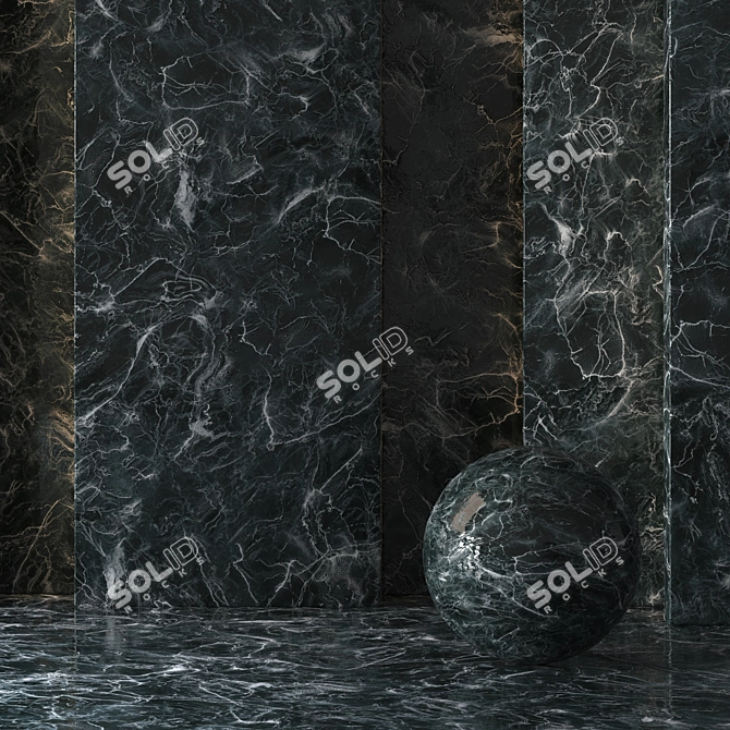 Luxury Marble Set - 3 Colors 3D model image 3